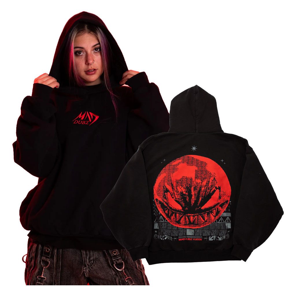 Mad Dubz Merch 2026 Angry Face Hoodie Black Birthday Gifts For Music Lovers - Kdjoy