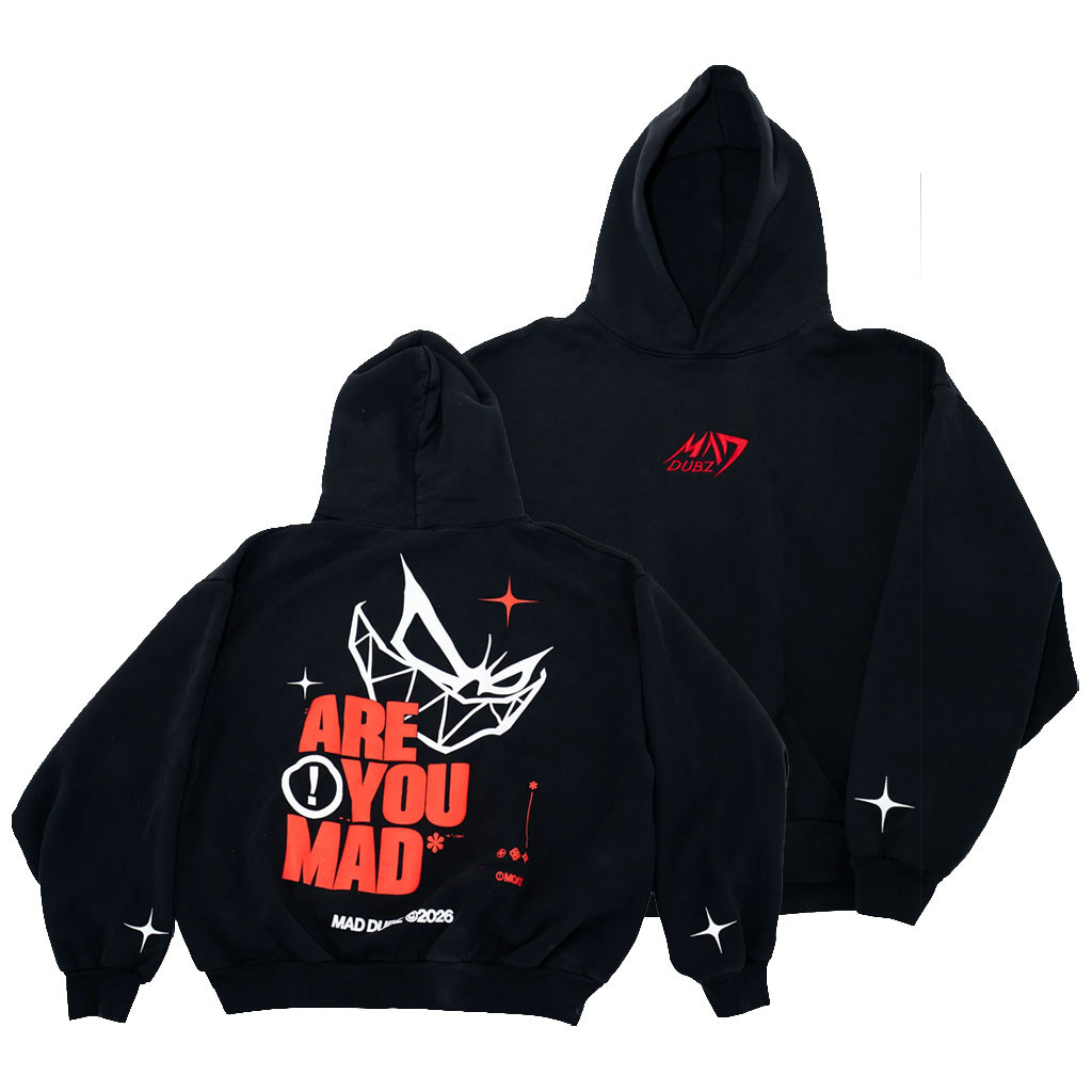 Mad Dubz Merch 2026 Are You Mad Hoodie Black Unique Gift For Boyfriend - Kdjoy Mad Dubz Merch 2026 Are You Mad Hoodie Black Unique Gift For Boyfriend - Kdjoy