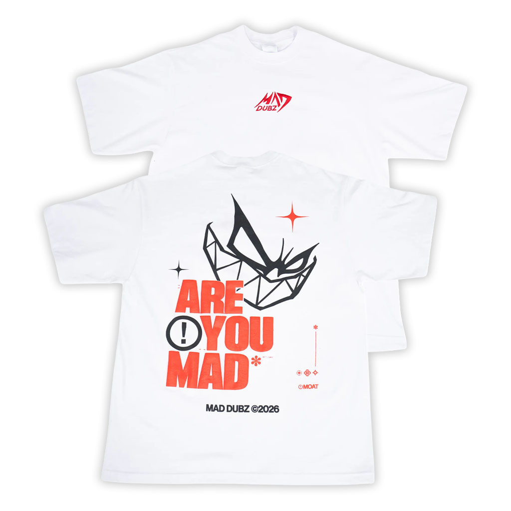 Mad Dubz Merch 2026 Are You Mad T-Shirt White Music Related Gifts For Guys - Kdjoy