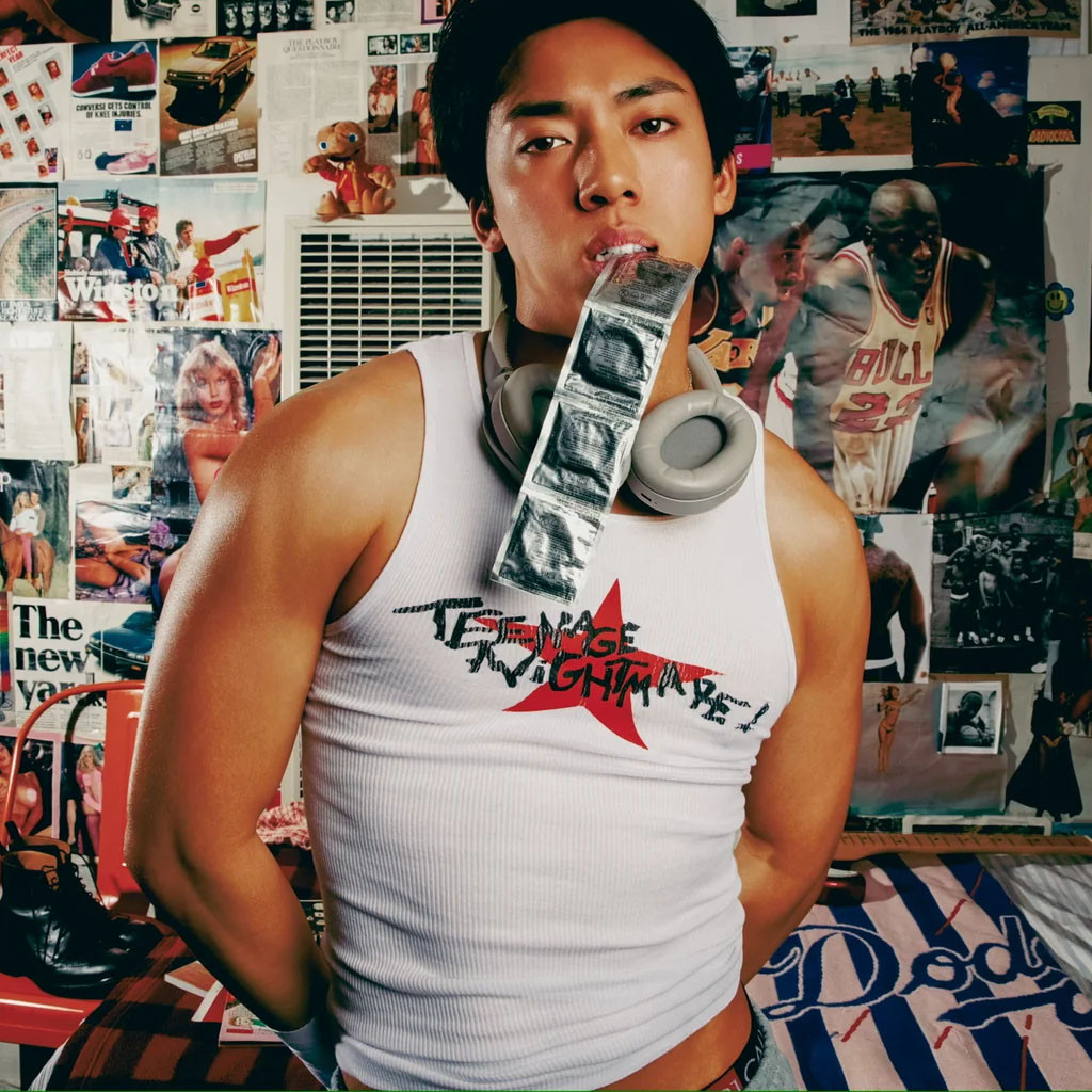 Mad Tsai Merch 2026 Teenage Nightmare Tank Top White Presents For Music Lovers - Kdjoy Mad Tsai Merch 2026 Teenage Nightmare Tank Top White Presents For Music Lovers - Kdjoy