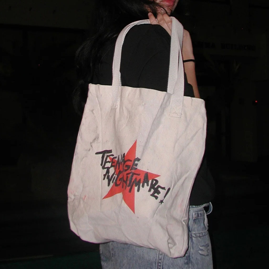 Mad Tsai Merch 2026 Teenage Nightmare Tote Bag Unique Gifts For Music Lovers - Kdjoy Mad Tsai Merch 2026 Teenage Nightmare Tote Bag Unique Gifts For Music Lovers - Kdjoy