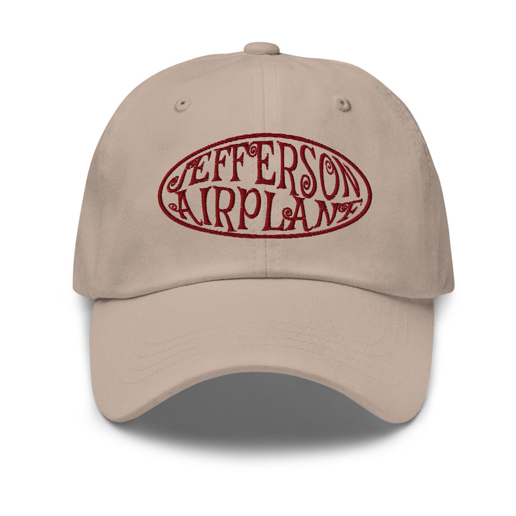 Mainfactor Merch 2026 Jefferson Airplane Swirl Logo Hat Embroidered Gift For Sisters - Kdjoy
