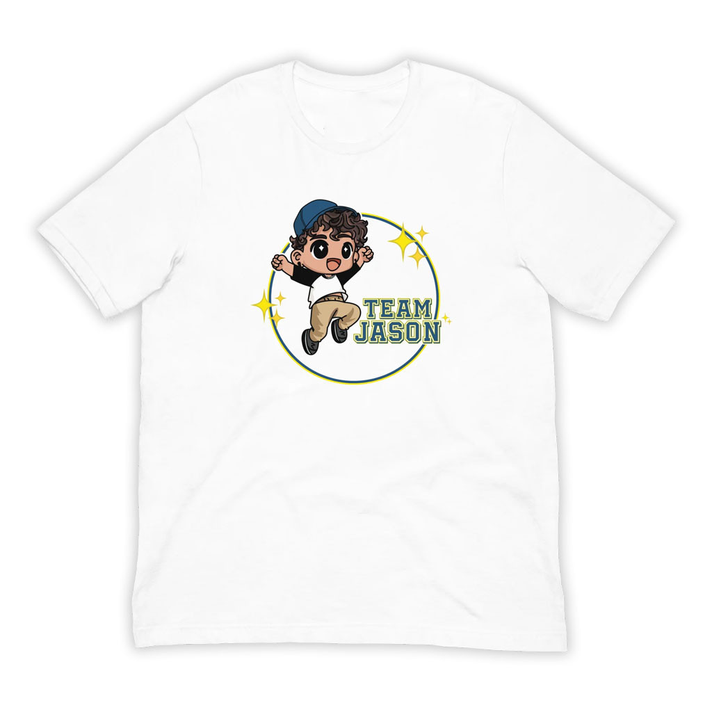 Mainfactor Merch 2026 Team Jason T-Shirt White Chibi Style Shirt Gift For Friends - Kdjoy Mainfactor Merch 2026 Team Jason T-Shirt White Chibi Style Shirt Gift For Friends - Kdjoy