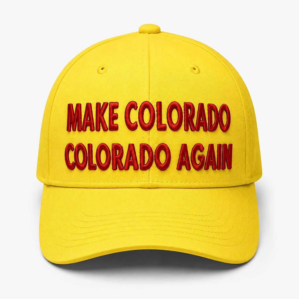 Make Colorado Colorado Again Hat Embroidered State Pride Cap Gifts For Dad - Kdjoy