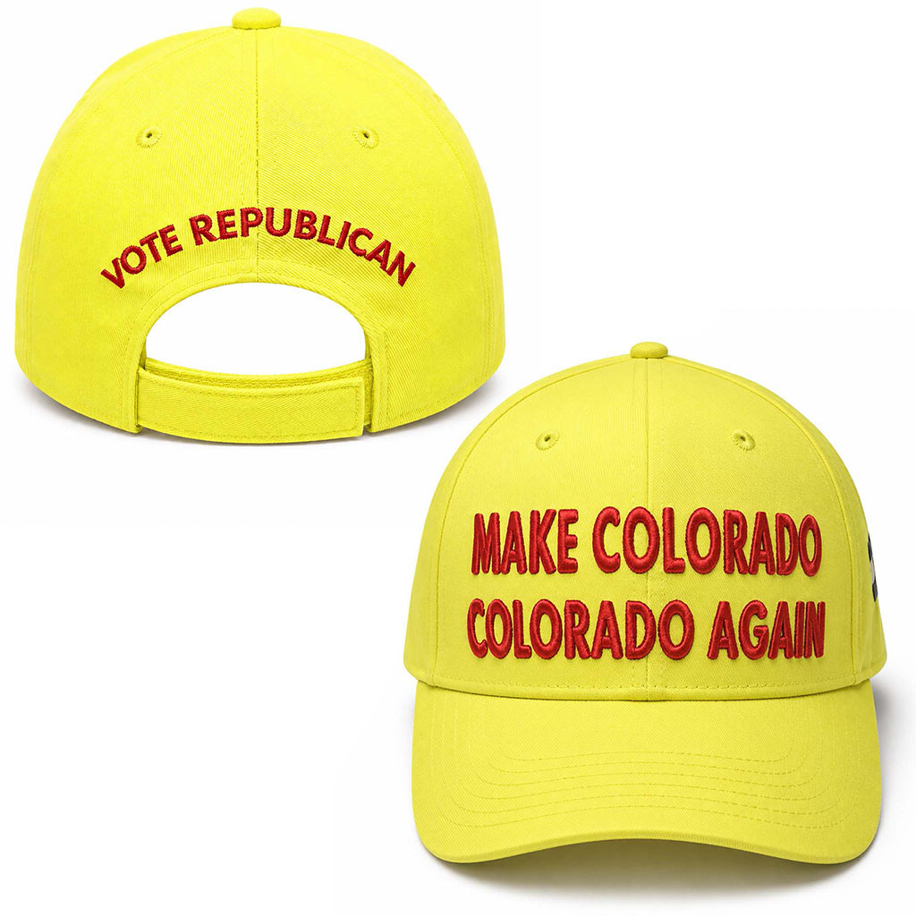 Make Colorado Colorado Again Hat Embroidered Vote Republican Hat Gift For Brothers - Kdjoy Make Colorado Colorado Again Hat Embroidered Vote Republican Hat Gift For Brothers - Kdjoy