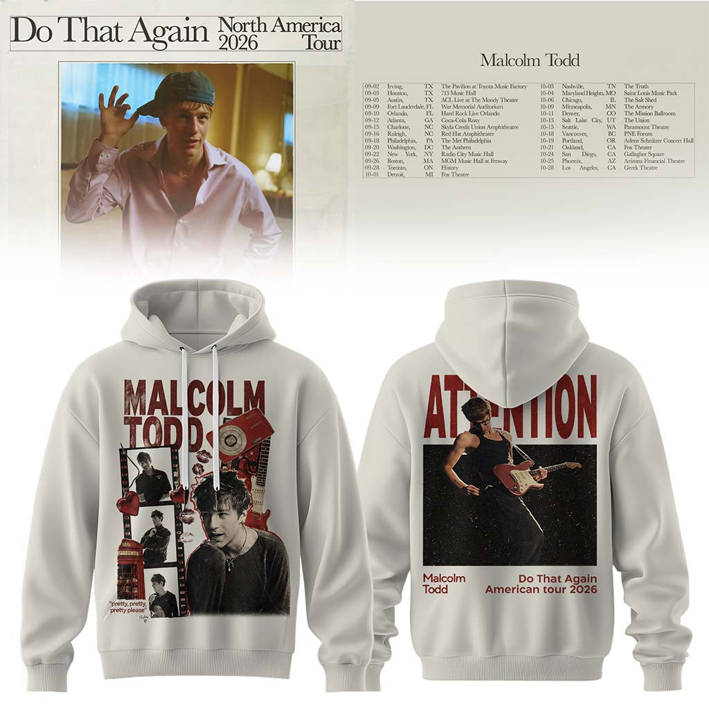Malcolm Todd Merch 2026 Do That Again Tour Hoodie Concert Outfits Gift For Music Lover - Kdjoy