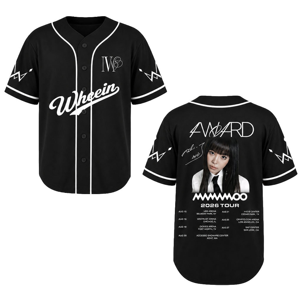 Mamamoo Merch 2026 Elegance Mamamoo 4ward World Tour Baseball Jersey Mamamoo Concert Merch - Kdjoy Mamamoo Merch 2026 Elegance Mamamoo 4ward World Tour Baseball Jersey Mamamoo Concert Merch - Kdjoy