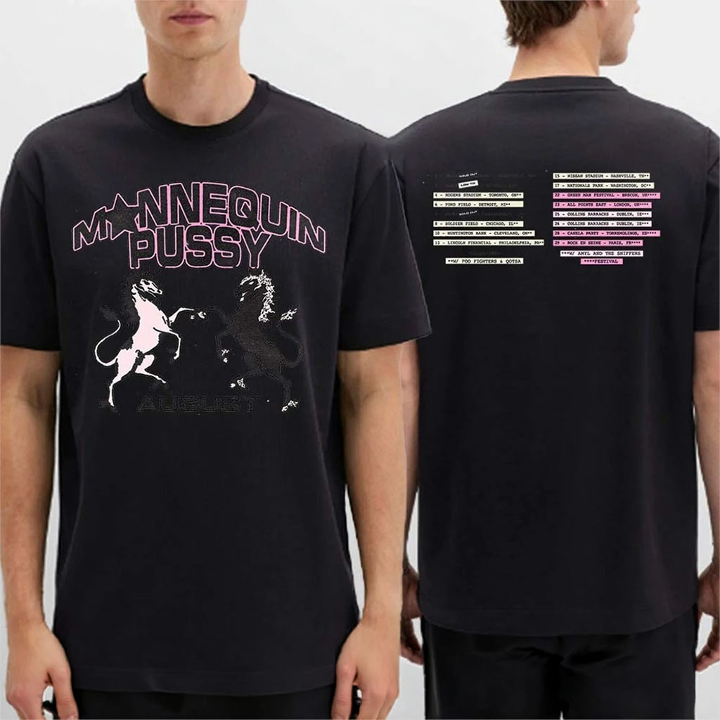 Mannequin Pussy Worldwide Tour August 2026 Shirt Mannequin Pussy Merch Gift For Fans - Kdjoy