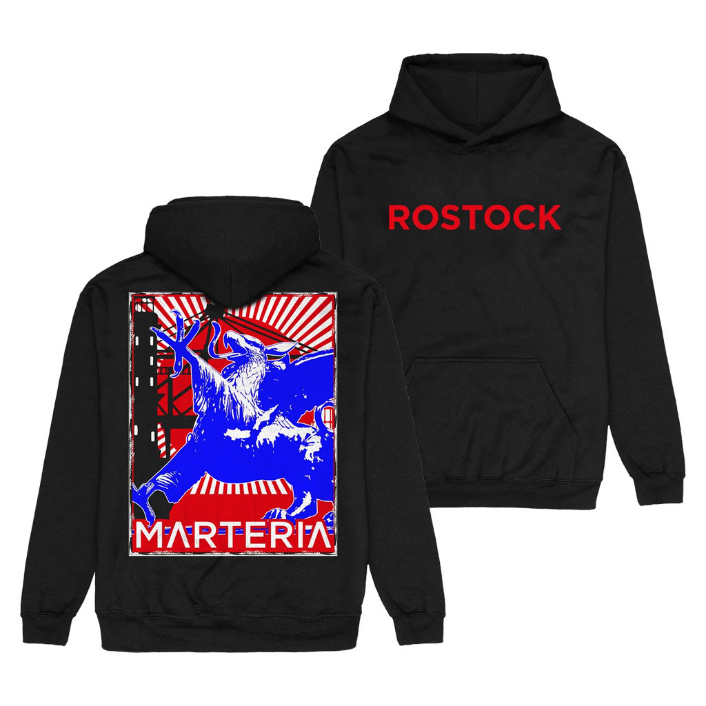 Marteria Merch 2026 Rostock Hoodie Black Presents For Rap Fans - Kdjoy