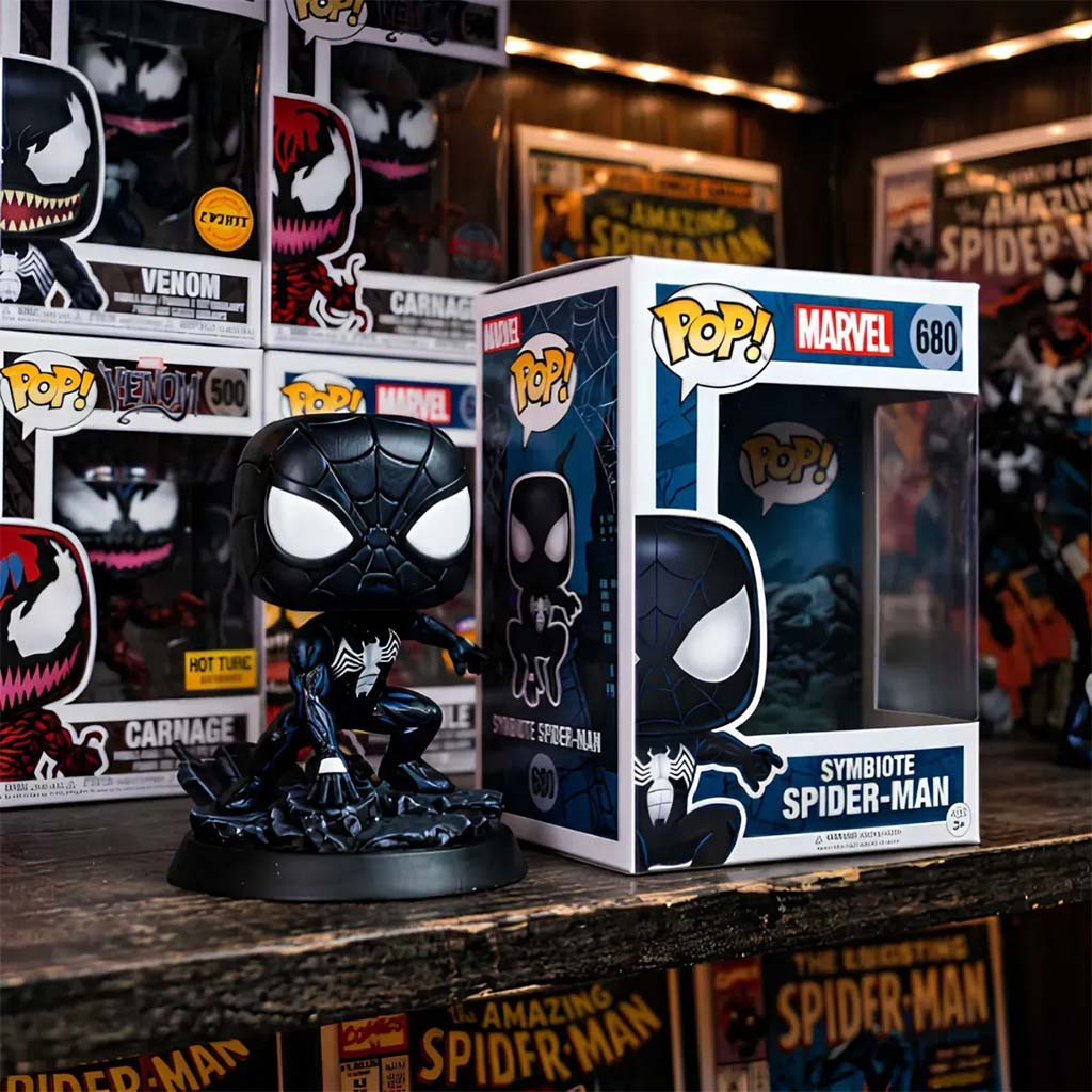 Marvel Funko Pop Symbiote Spider-Man Figure Pop Best Gifts For Movie Lovers - Kdjoy