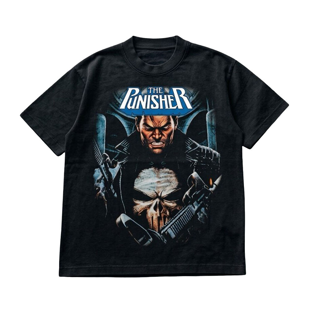 Marvel Punisher Vintage Graphic T-Shirt Punisher Merch Presents For Boyfriend - Kdjoy Marvel Punisher Vintage Graphic T-Shirt Punisher Merch Presents For Boyfriend - Kdjoy