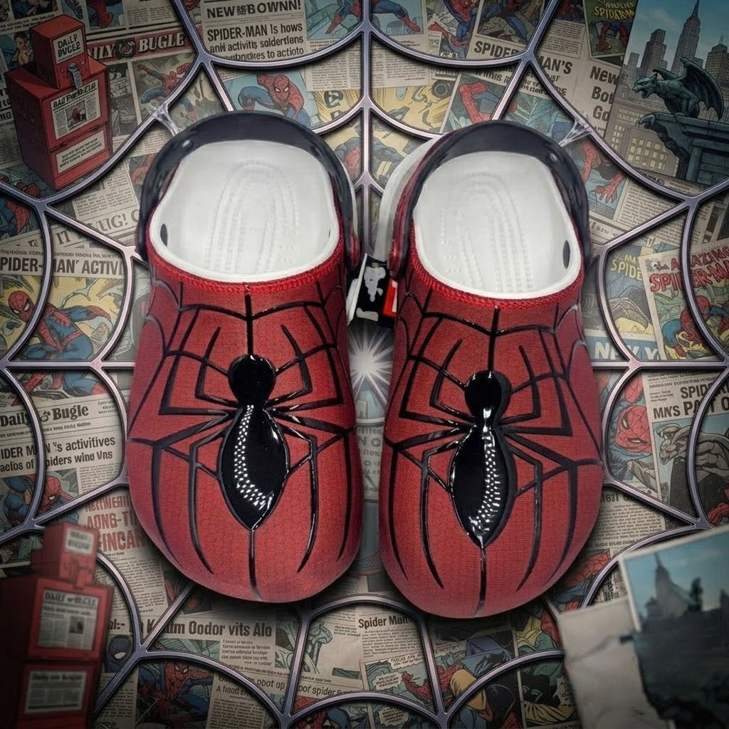 Marvel Spider Man Brand New Day Clog Spider Man Merch Superhero Fan Gift For Son