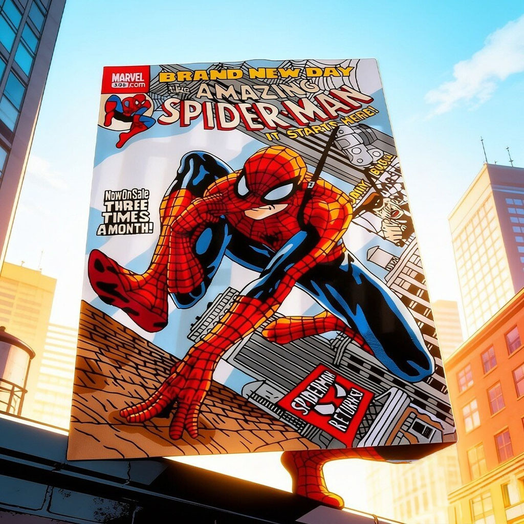 Marvel Spider-Man Brand New Day Poster It Starts Here Spider-Man Merch Home Decor Ideas Marvel Spider-Man Brand New Day Poster It Starts Here Spider-Man Merch Home Decor Ideas