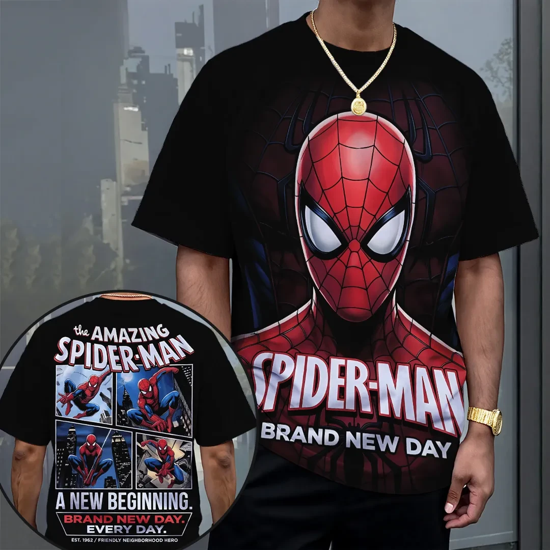 Marvel Studios Spider-Man Brand New Day Graphic Shirt Spider-Man Merch Superhero Fan Gifts - Kdjoy
