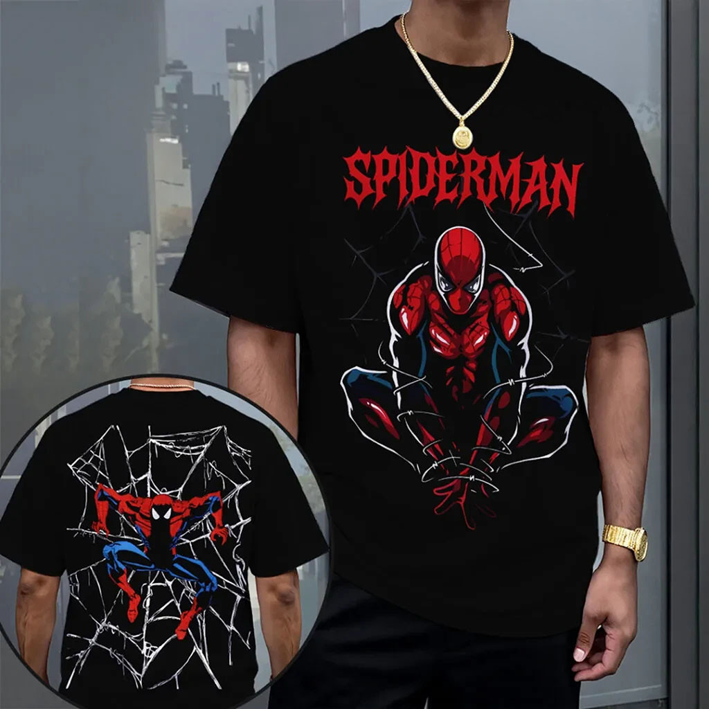 Marvel The Amazing Spider-Man T-Shirt Black Spider-Man Merch Gift For Marvel Lovers - Kdjoy Marvel The Amazing Spider-Man T-Shirt Black Spider-Man Merch Gift For Marvel Lovers - Kdjoy