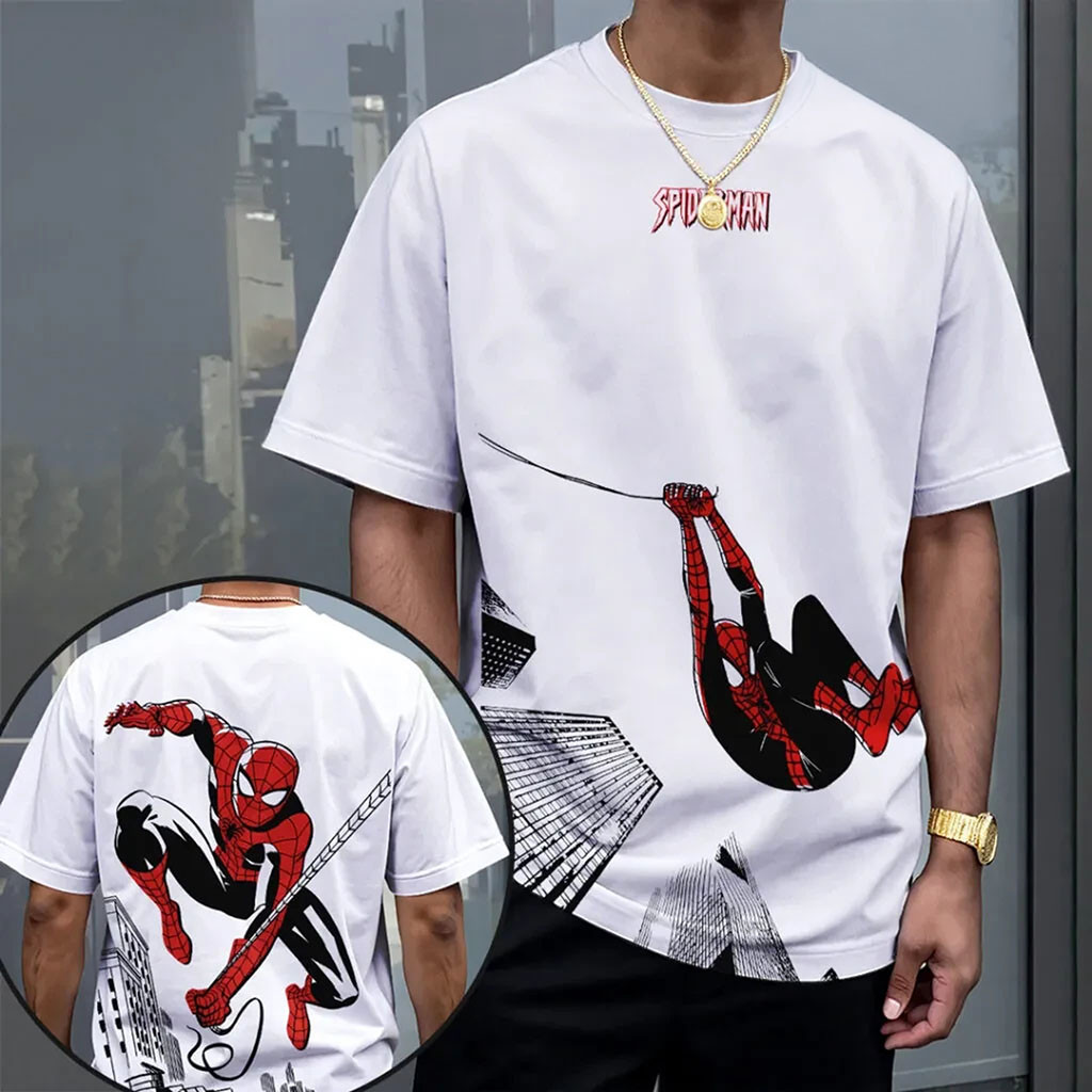 Marvel The Amazing Spider-Man White T-Shirt 2026 Superhero Merch Best Gift For Him - Kdjoy