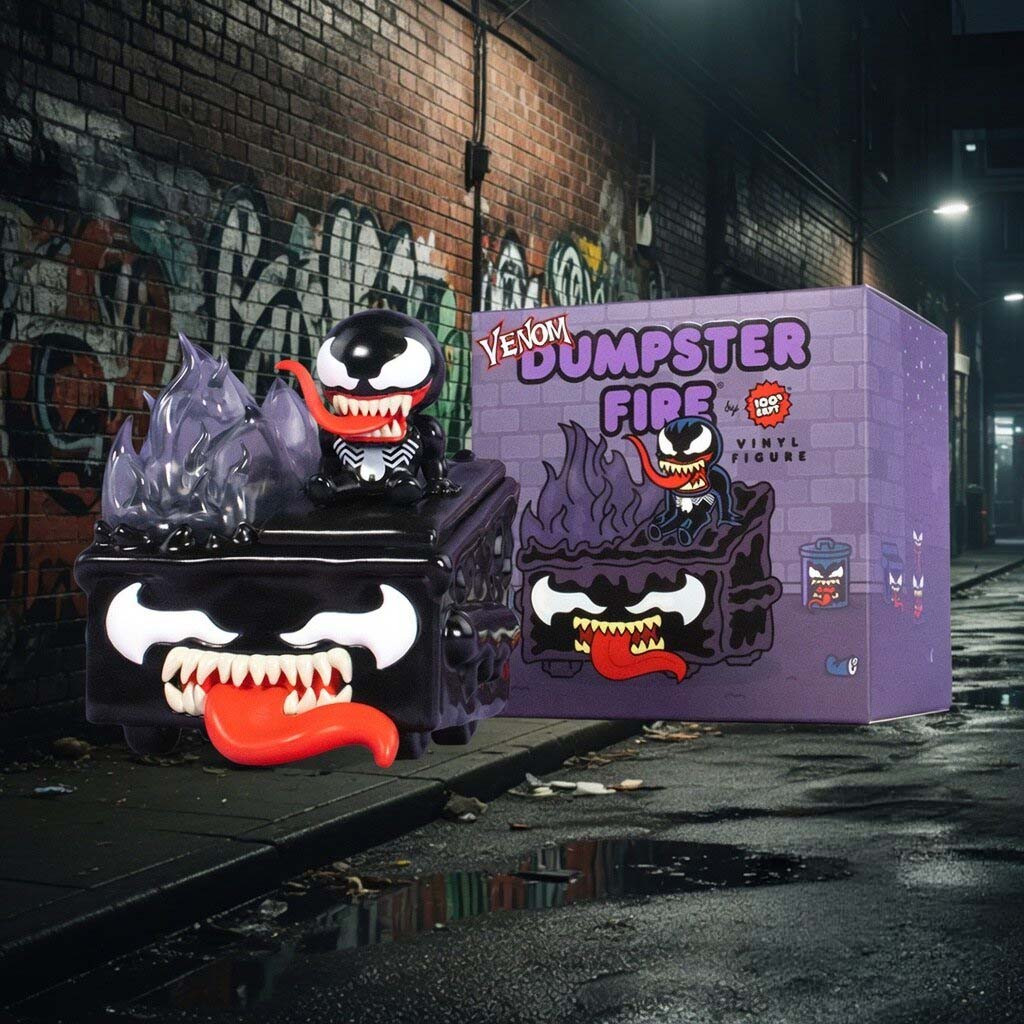 Marvel Venom Dumpster Fire Funko Pop 2026 Venom Merch Present For Movie Lovers - Kdjoy