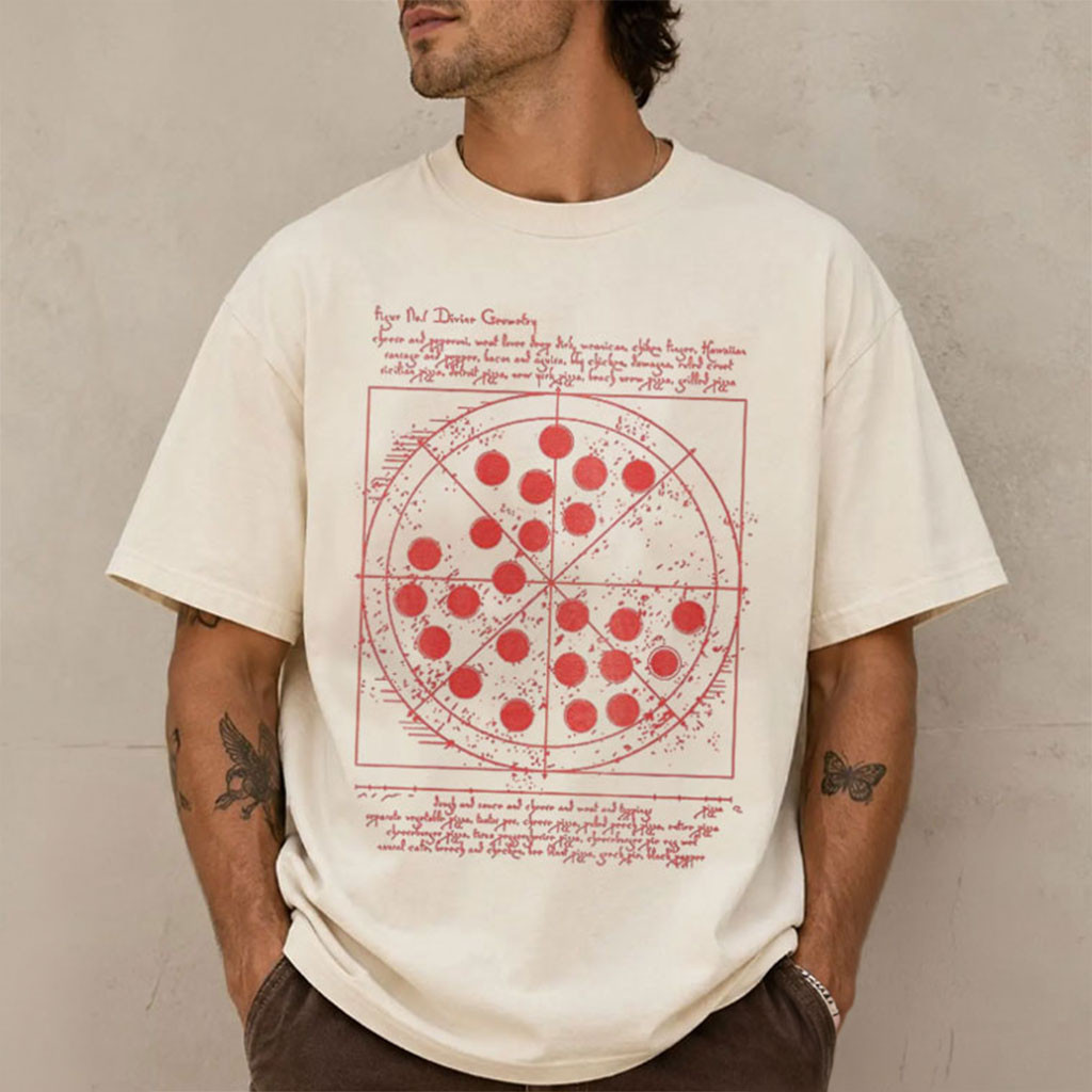 Marvel Vitruvian Pizza Tom Holland Spider-Man T-Shirt Spider-Man Merch Gift For Brothers - Kdjoy