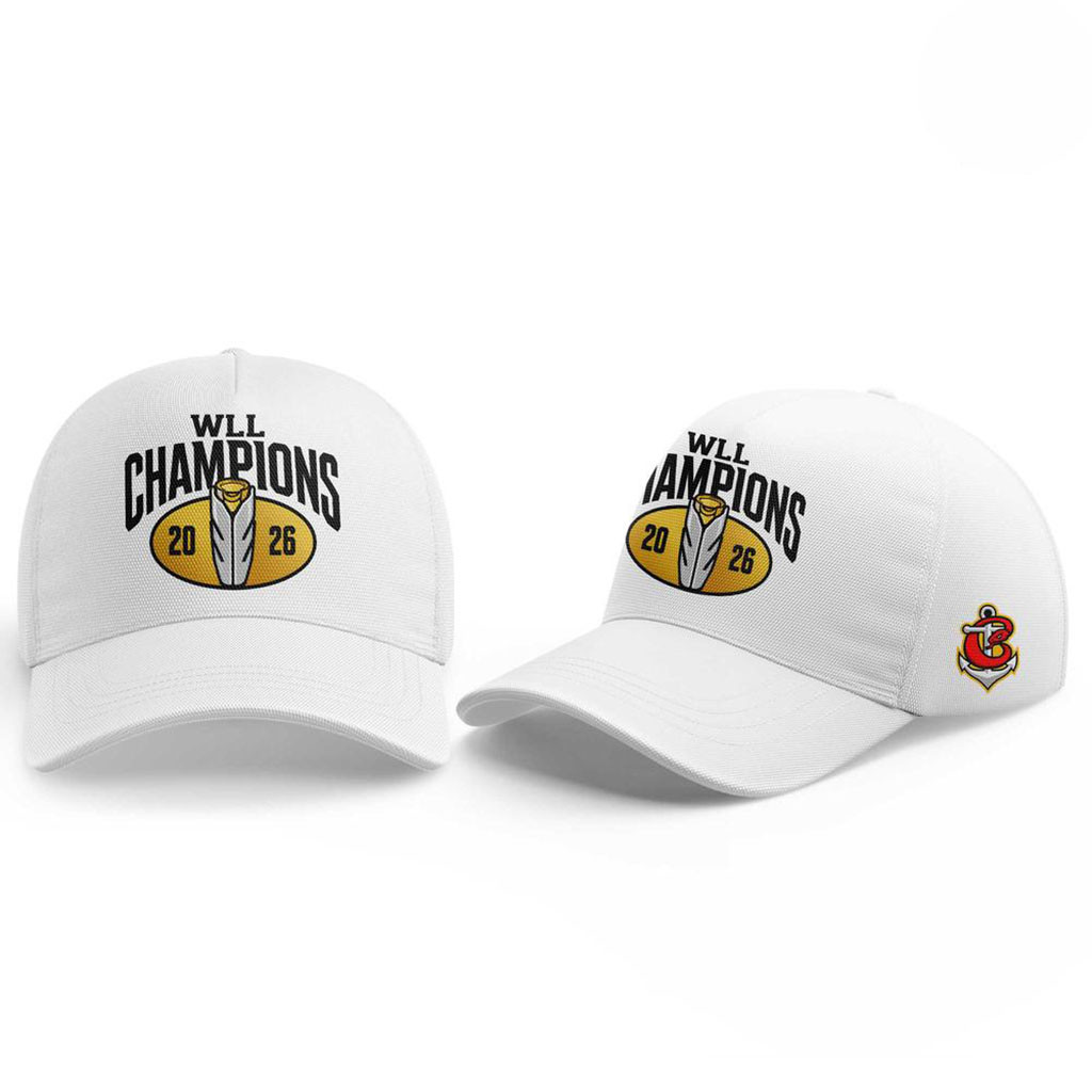 Maryland Charm 2026 WLL Inaugural Champions Hat White Women's Lacrosse League Merch Fan Gifts - Kdjoy