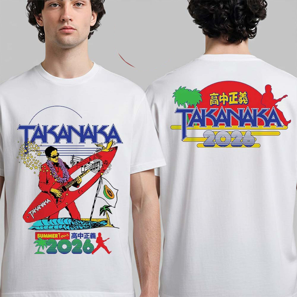 Masayoshi Takanaka Super Takanaka World Live 2026 Summer Tour T-Shirt Masayoshi Takanaka Merch Masayoshi Takanaka Super Takanaka World Live 2026 Summer Tour T-Shirt Masayoshi Takanaka Merch