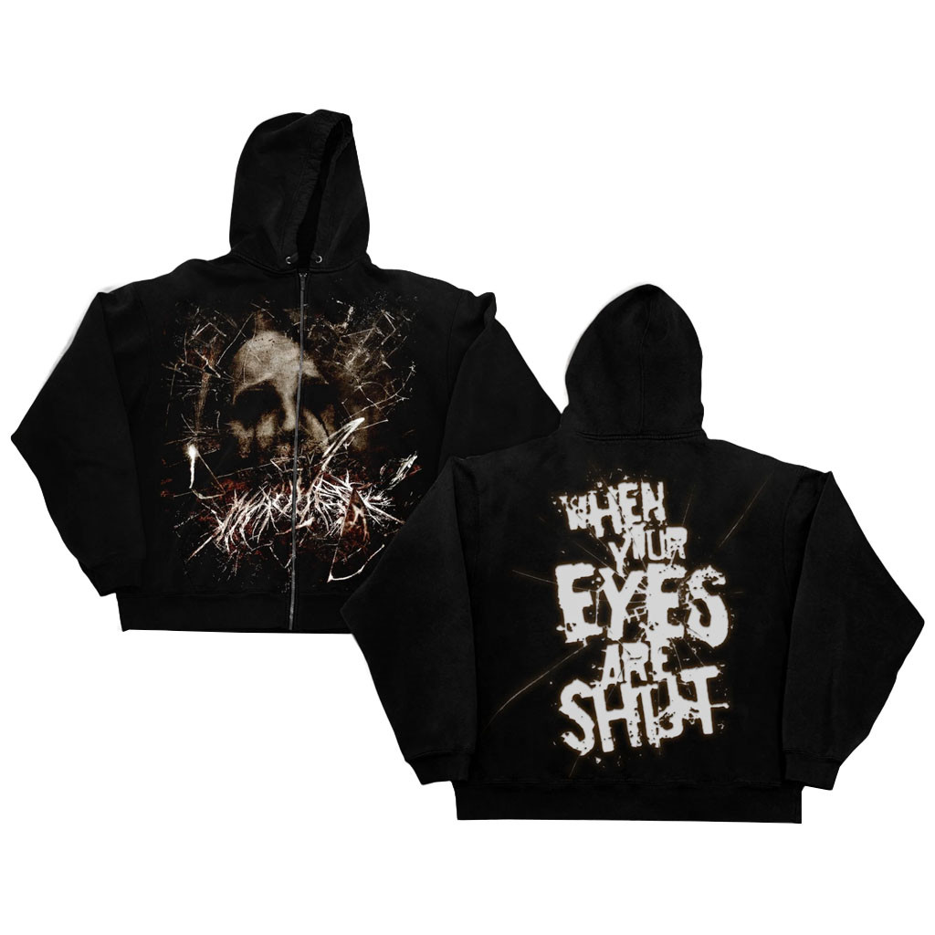 Mauled Merch 2026 WYEAS Zip Hoodie When Your Eyes Are Shut Clothing Gift For Band Fans - Kdjoy Mauled Merch 2026 WYEAS Zip Hoodie When Your Eyes Are Shut Clothing Gift For Band Fans - Kdjoy