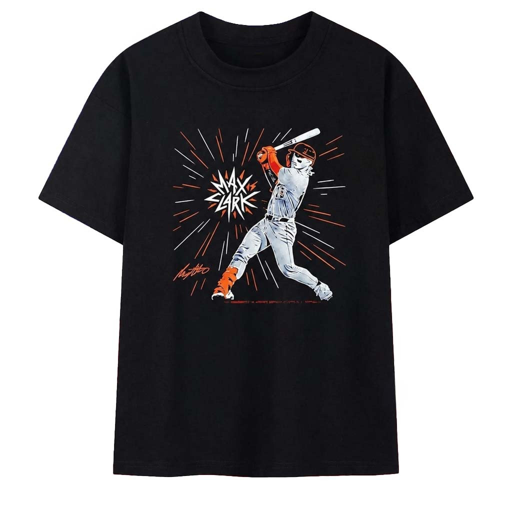 Max Clark Baseball Signature Prospect T-Shirt Max Clark Merch Gifts For Baseball Fans - Kdjoy Max Clark Baseball Signature Prospect T-Shirt Max Clark Merch Gifts For Baseball Fans - Kdjoy
