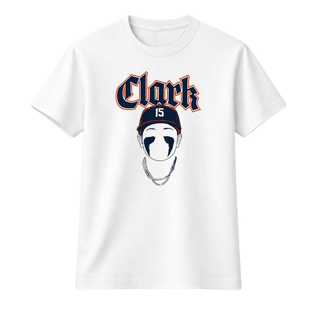 Max Clark Blank Face Shirt Detroit Tigers Merch Gifts For Baseball Fans - Kdjoy