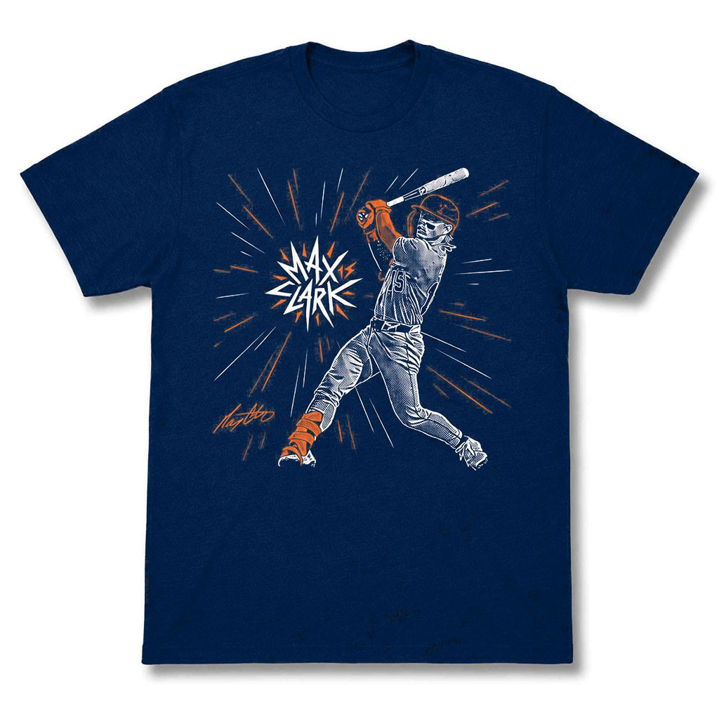 Max Clark Spark Shirt Max Clark Merch Best Gifts For Baseball Fans - Kdjoy