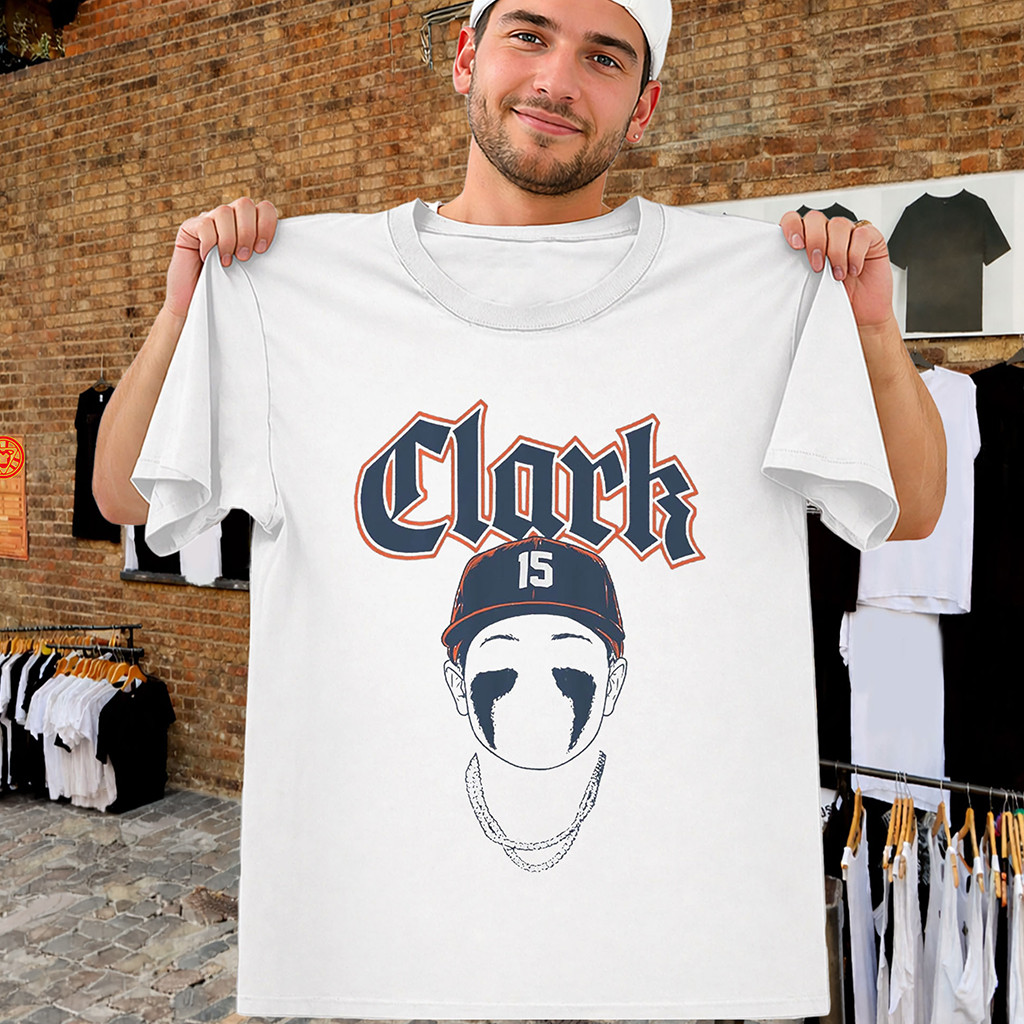 Max Clark T-Shirt Blank Face Detroit Baseball Graphic Tee Best Gifts For Husband - Kdjoy Max Clark T-Shirt Blank Face Detroit Baseball Graphic Tee Best Gifts For Husband - Kdjoy