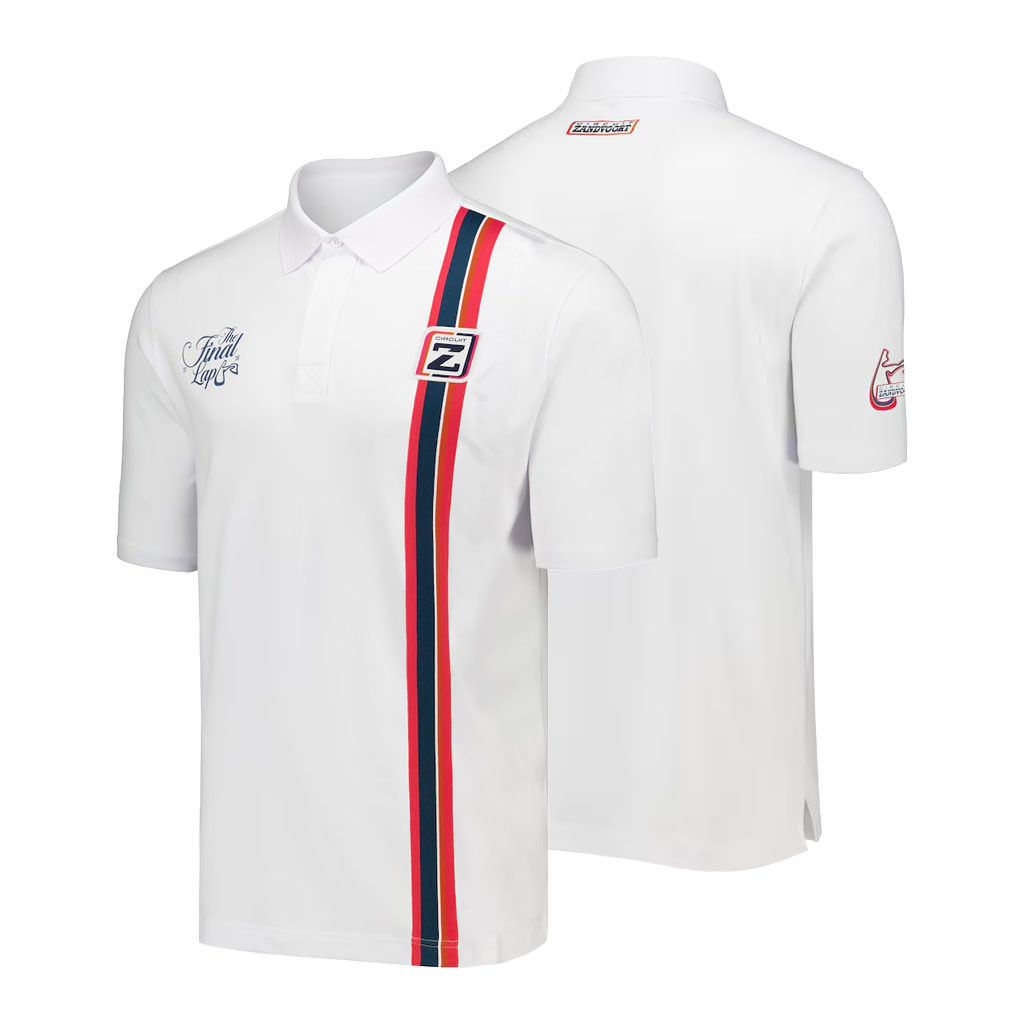 Max Verstappen Merch 2026 Max Verstappen x Circuit Zandvoort Final Lap Polo Shirt White - Kdjoy Max Verstappen Merch 2026 Max Verstappen x Circuit Zandvoort Final Lap Polo Shirt White - Kdjoy