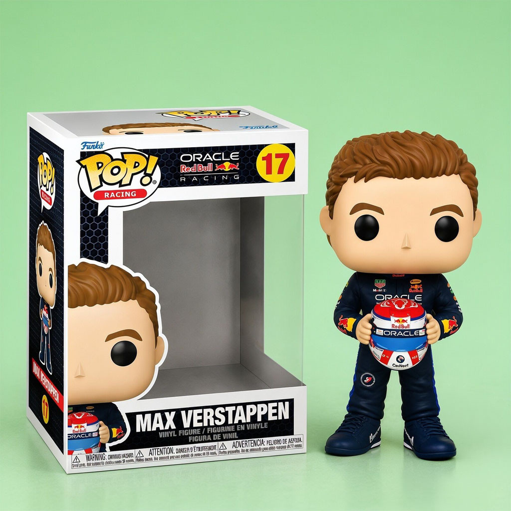 Max Verstappen Red Bull Racing F1 Funko Pop Max Verstappen Merch Best Gift For Brothers - Kdjoy