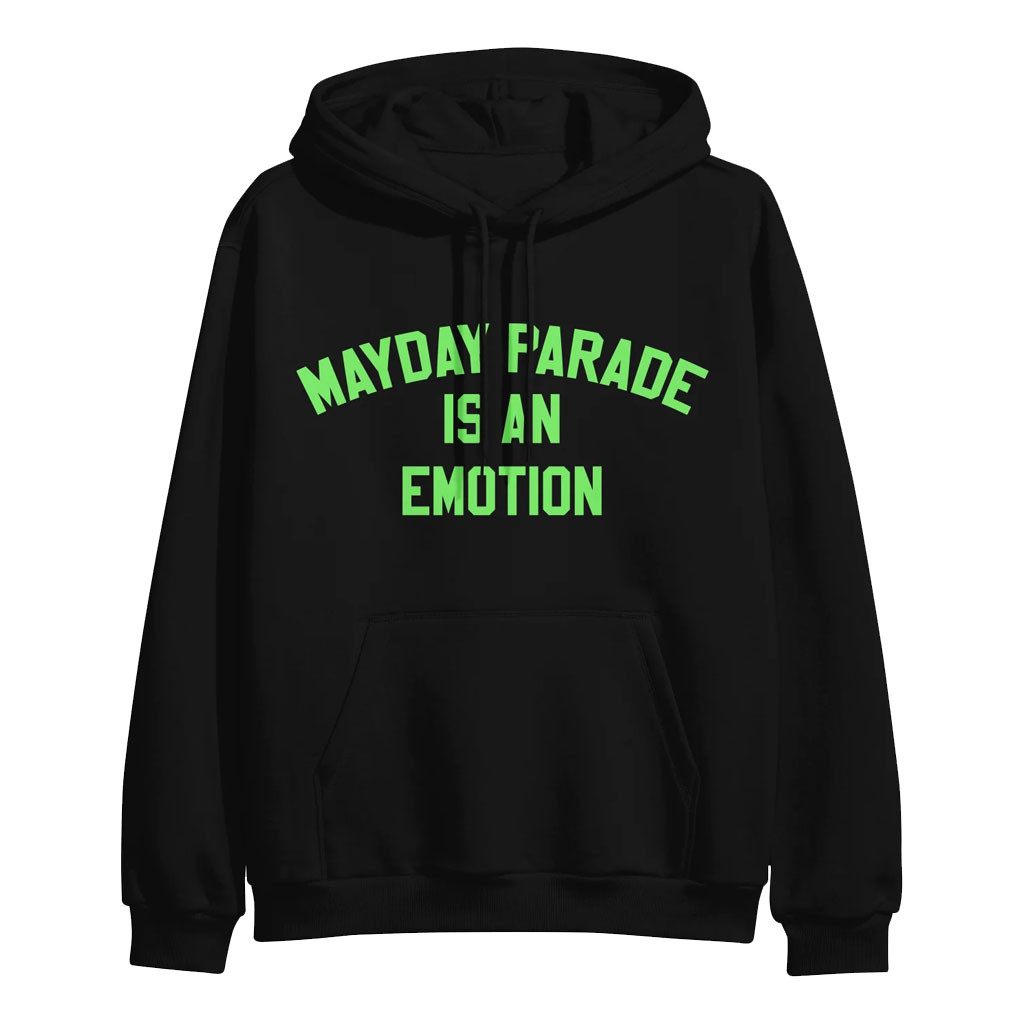 Mayday Parade Merch 2026 Is An Emotion Black Hoodie Gifts For Rock Music Lovers - Kdjoy