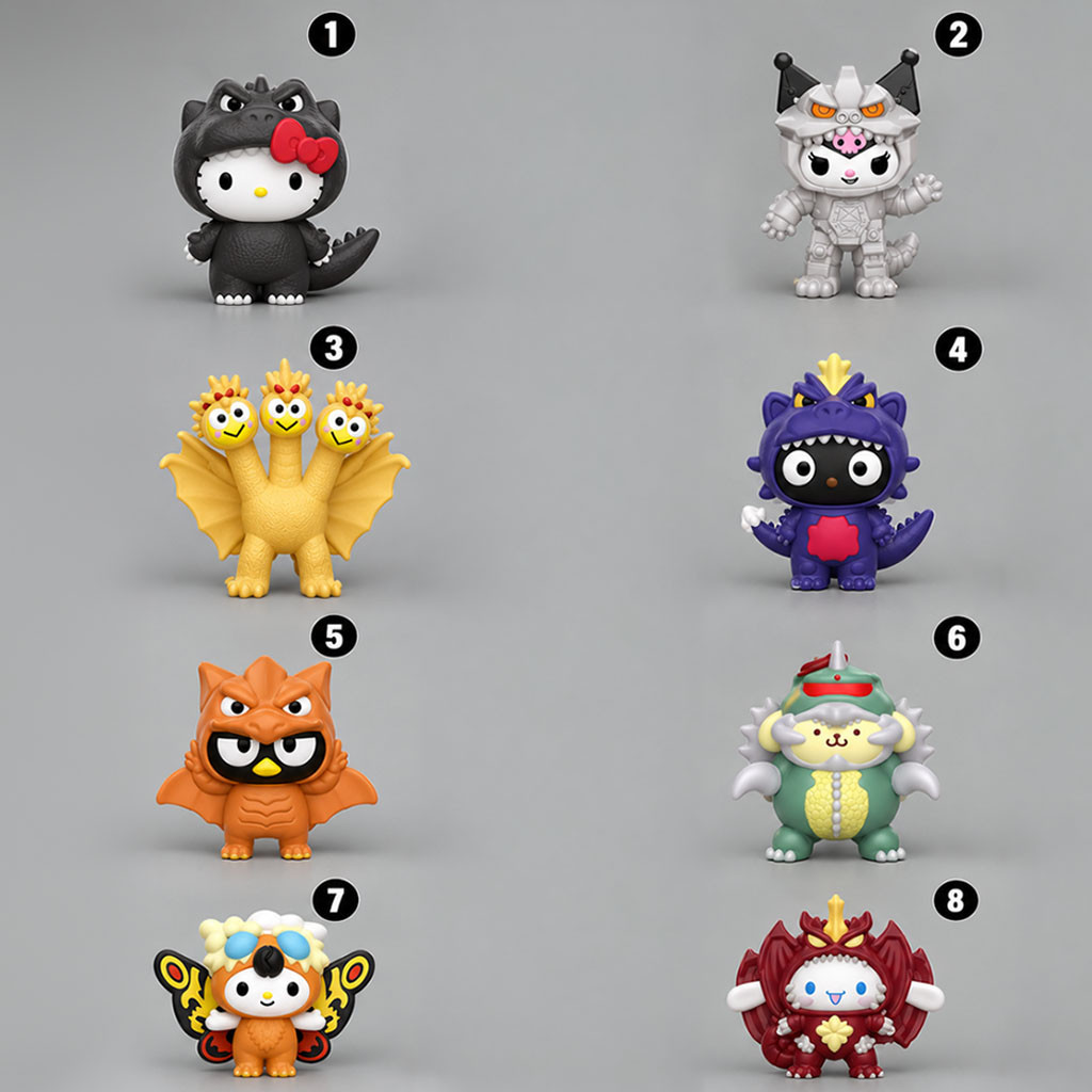 McDonald's Hello Kitty And Friends X Godzilla Funko Pop 2026 Sanrio Merch Gifts For Friends - Kdjoy