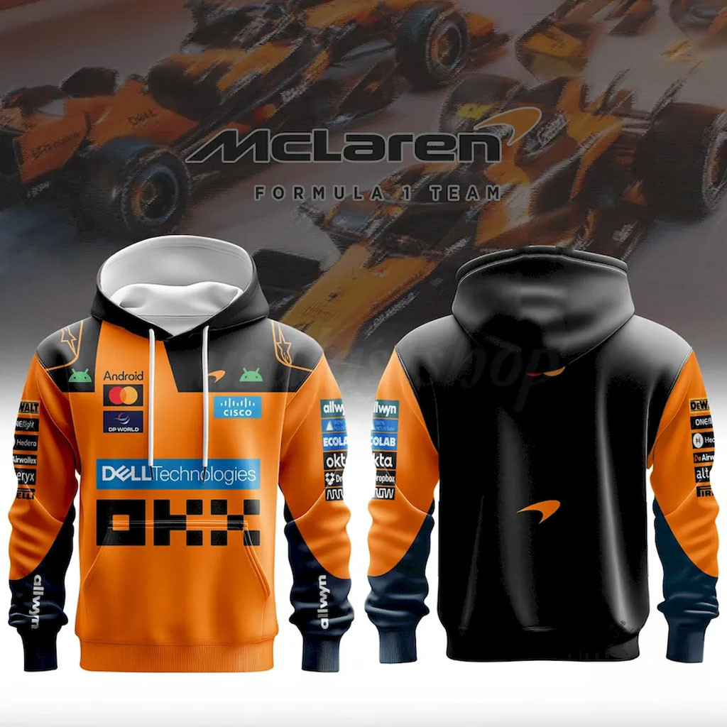 McLaren Formula 1 Team 2026 Hoodie McLaren Merch Birthday Gift Ideas For Him - Kdjoy