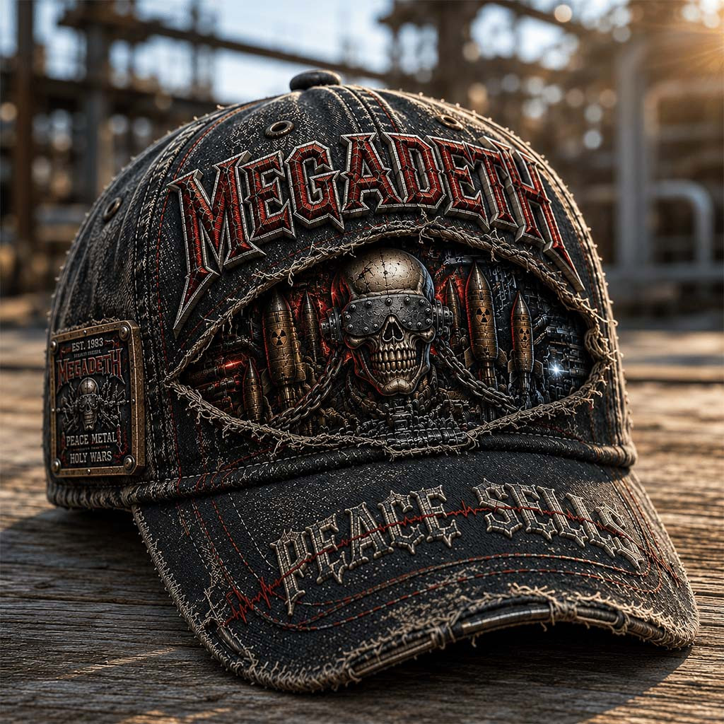 Megadeth Peace Sells Vintage Hat Megadeth Merch 2026 Presents For Music Lovers - Kdjoy