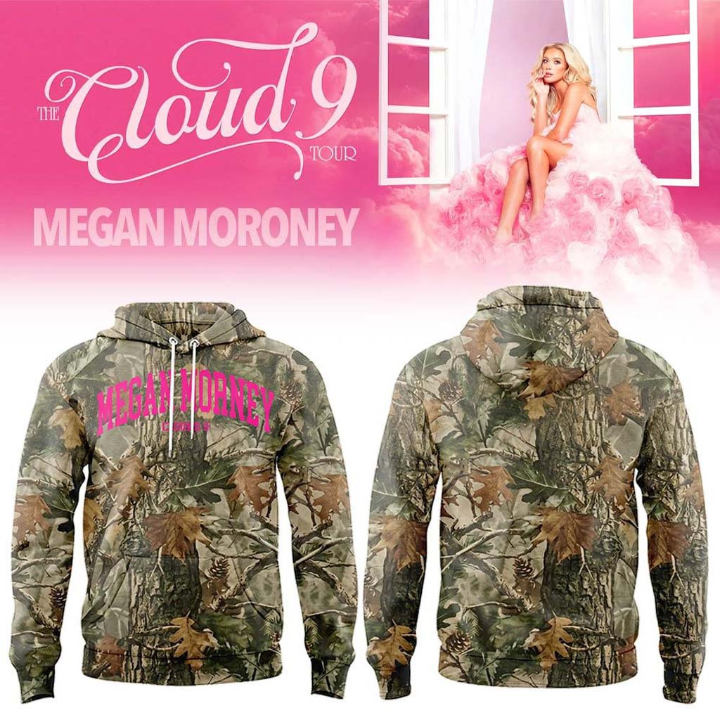 Megan Moroney The Cloud 9 Tour 2026 Camo Hoodie Megan Moroney Merch Cool Gifts For Music Lovers Megan Moroney The Cloud 9 Tour 2026 Camo Hoodie Megan Moroney Merch Cool Gifts For Music Lovers