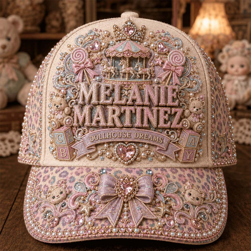 Melanie Martinez Dollhouse Dreams Hat Melanie Martinez Merch Birthday Gifts For Music Lovers - Kdjoy Melanie Martinez Dollhouse Dreams Hat Melanie Martinez Merch Birthday Gifts For Music Lovers - Kdjoy