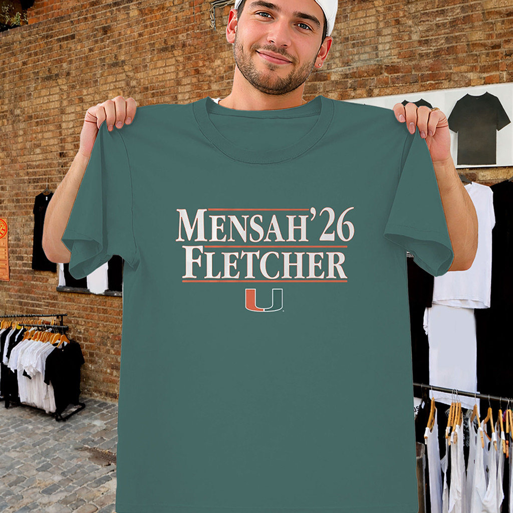 Mensah-Fletcher 26 Shirt Miami Hurricanes Football Tee Hurricanes Merch Gifts For Fans - Kdjoy