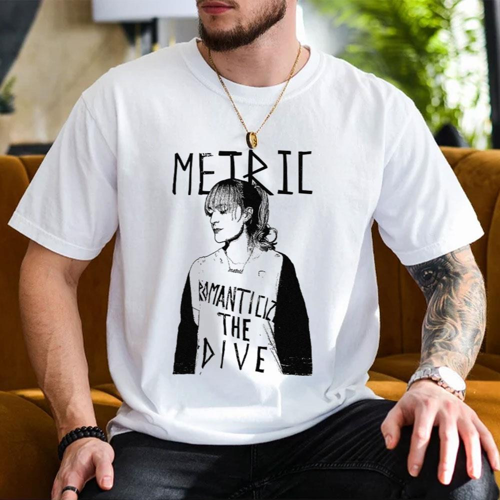 Metric Romanticize The Dive 1 T-Shirt Metric Merch Cool Gifts For Music Lovers - Kdjoy