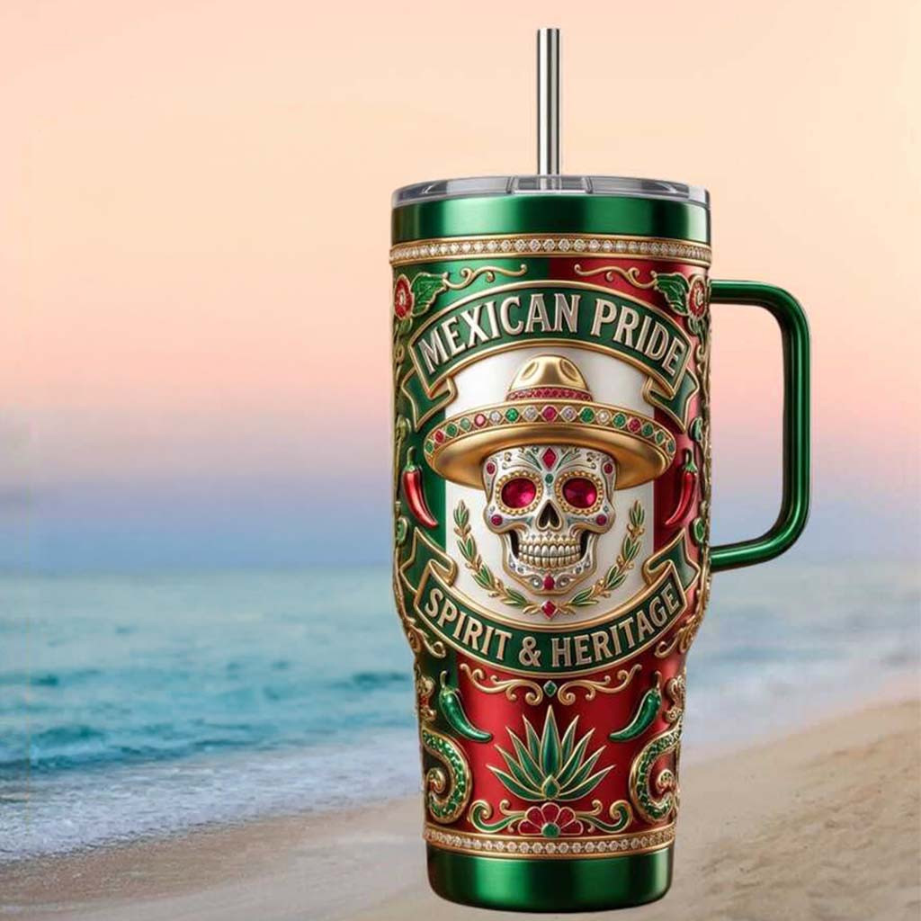 Mexican Pride Spirit And Heritage Day Of The Dead Tumbler Mexico Day Cup Gifts For Friends - Kdjoy Mexican Pride Spirit And Heritage Day Of The Dead Tumbler Mexico Day Cup Gifts For Friends - Kdjoy