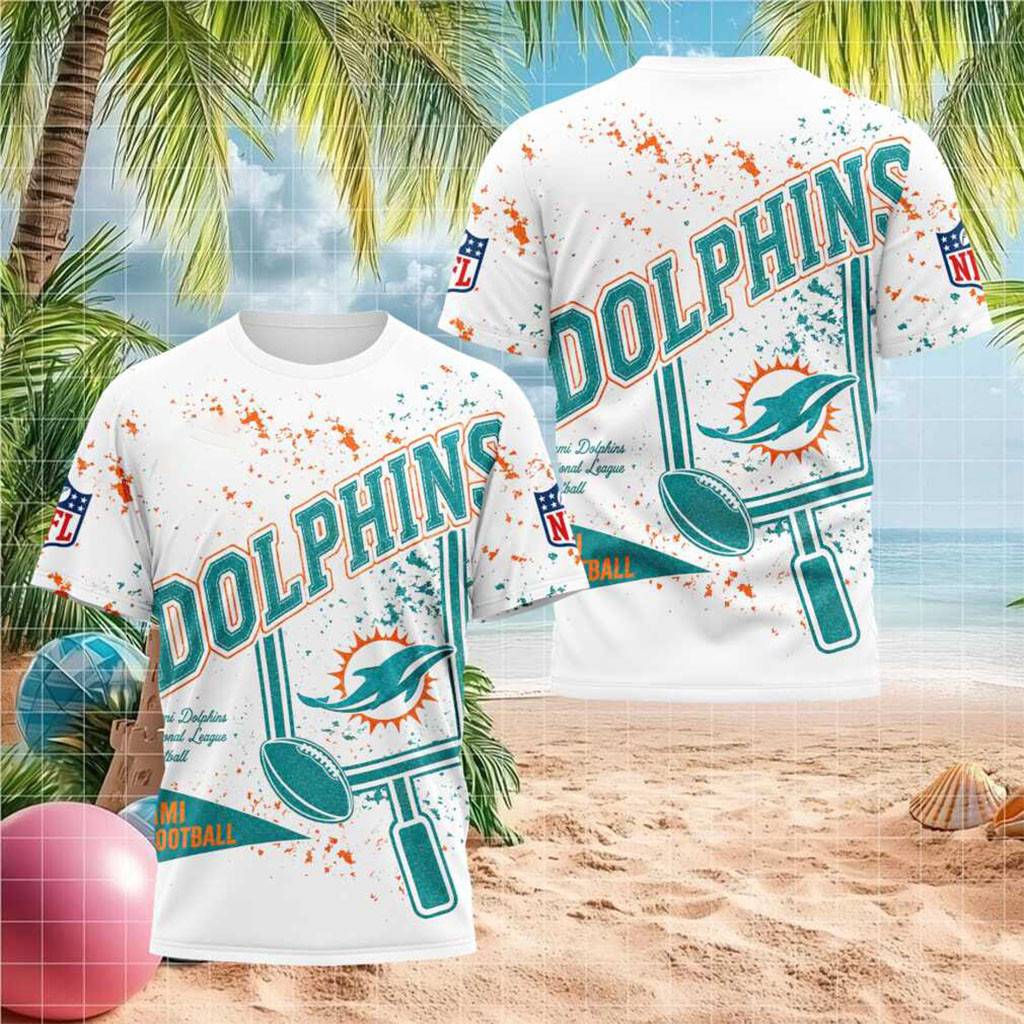 Miami Dolphins Football Goal T-Shirt Miami Dolphins Shirt Gift Ideas For Football Lovers - Kdjoy