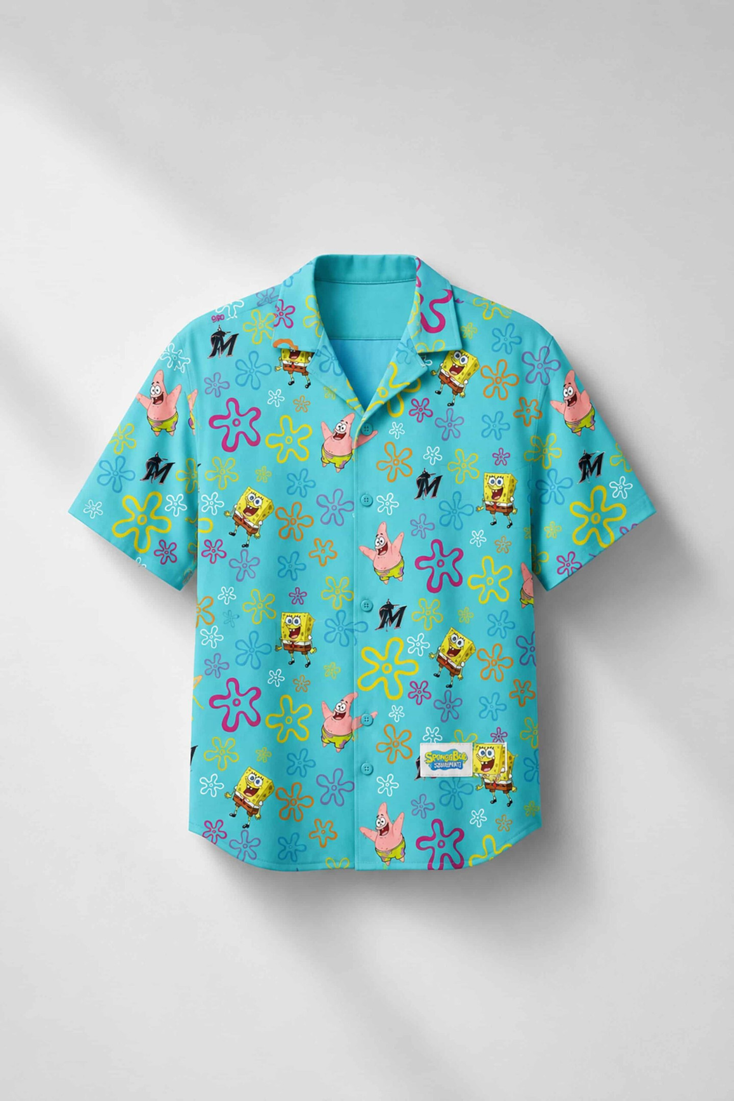 Miami Marlins Spongebob Hawaiian Shirt 2026 Miami Marlins Merch Gift Ideas For Brothers - Kdjoy Miami Marlins Spongebob Hawaiian Shirt 2026 Miami Marlins Merch Gift Ideas For Brothers - Kdjoy
