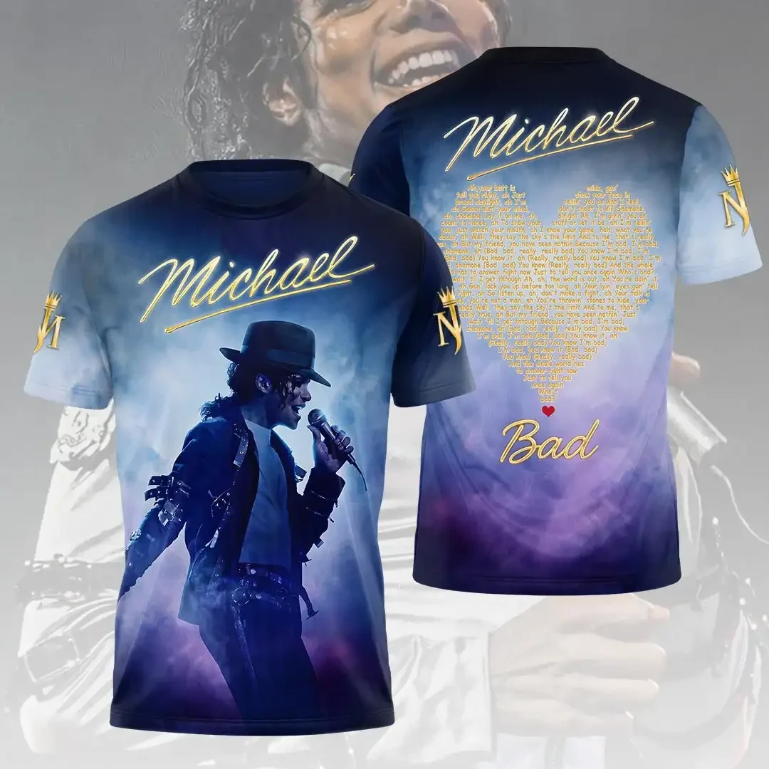 Michael Jackson Bad Lyrics T-Shirt Michael Jackson Merch Unique Gifts For Music Lovers - Kdjoy Michael Jackson Bad Lyrics T-Shirt Michael Jackson Merch Unique Gifts For Music Lovers - Kdjoy
