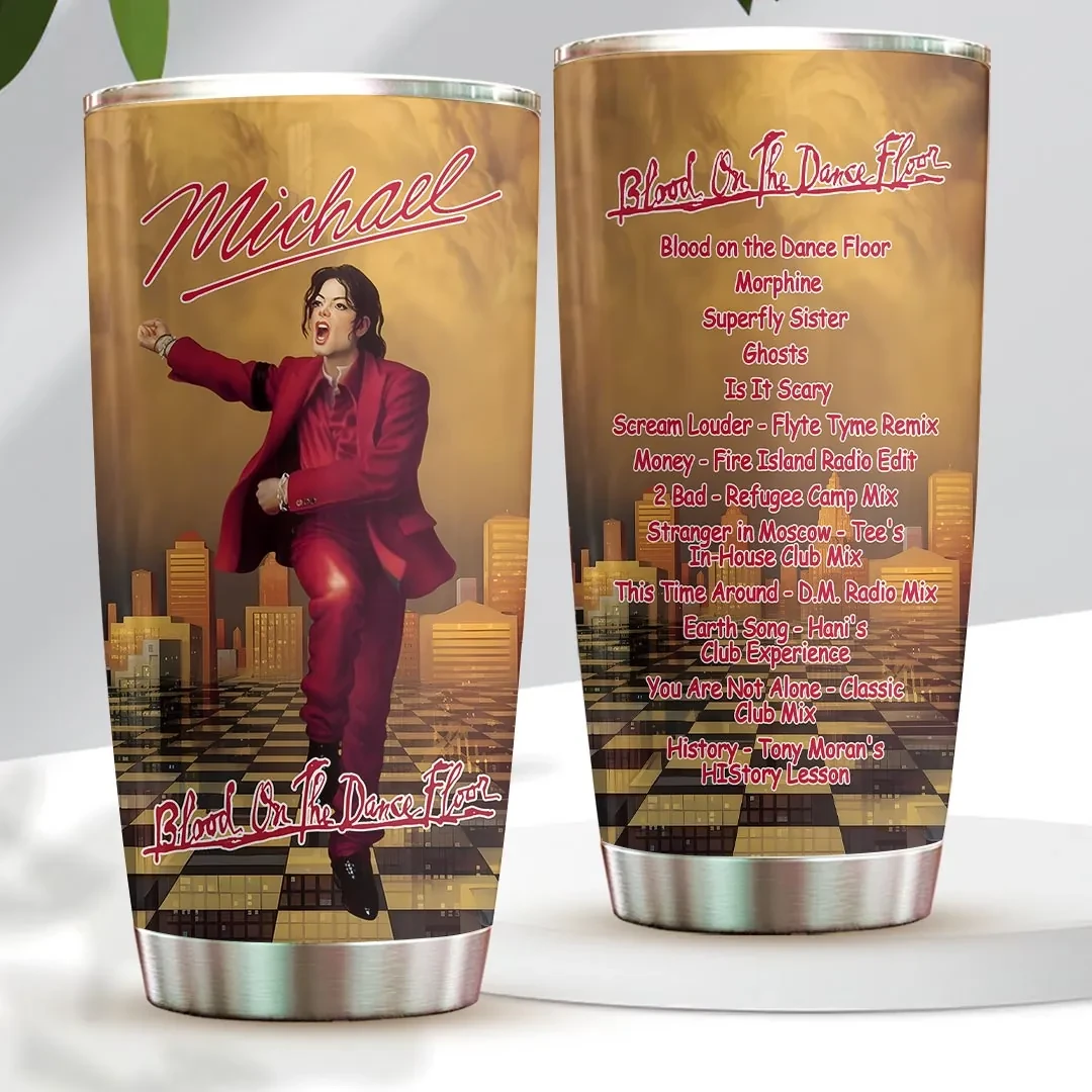 Michael Jackson Blood On The Dance Floor Tumbler Michael Jackson Merch Gift For Fans - Kdjoy