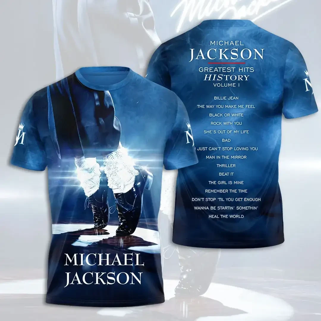 Michael Jackson Merch 2026 Greatest Hits History Volume I T-Shirt Music Lovers Gifts - Kdjoy Michael Jackson Merch 2026 Greatest Hits History Volume I T-Shirt Music Lovers Gifts - Kdjoy