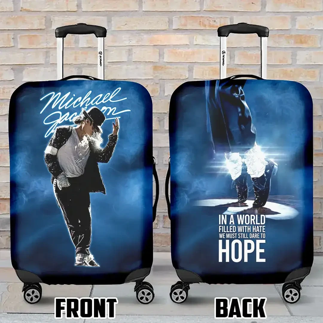Michael Jackson Merch 2026 In A World Filled With Hate Luggage Cover Gift Ideas For Music Lovers - Kdjoy Michael Jackson Merch 2026 In A World Filled With Hate Luggage Cover Gift Ideas For Music Lovers - Kdjoy