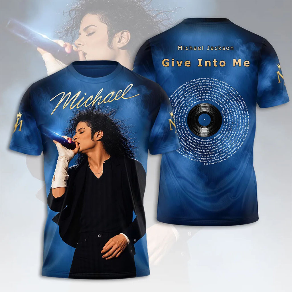 Michael Jackson Merch Give Into Me Michael Jackson T-Shirt Gifts For Music Lovers - Kdjoy Michael Jackson Merch Give Into Me Michael Jackson T-Shirt Gifts For Music Lovers - Kdjoy