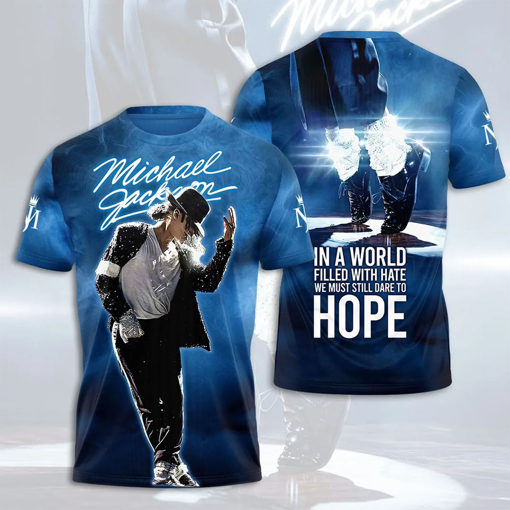 Michael Jackson Merch In A World Filled With Hate T-Shirt Best Gifts For Music Lovers - Kdjoy Michael Jackson Merch In A World Filled With Hate T-Shirt Best Gifts For Music Lovers - Kdjoy