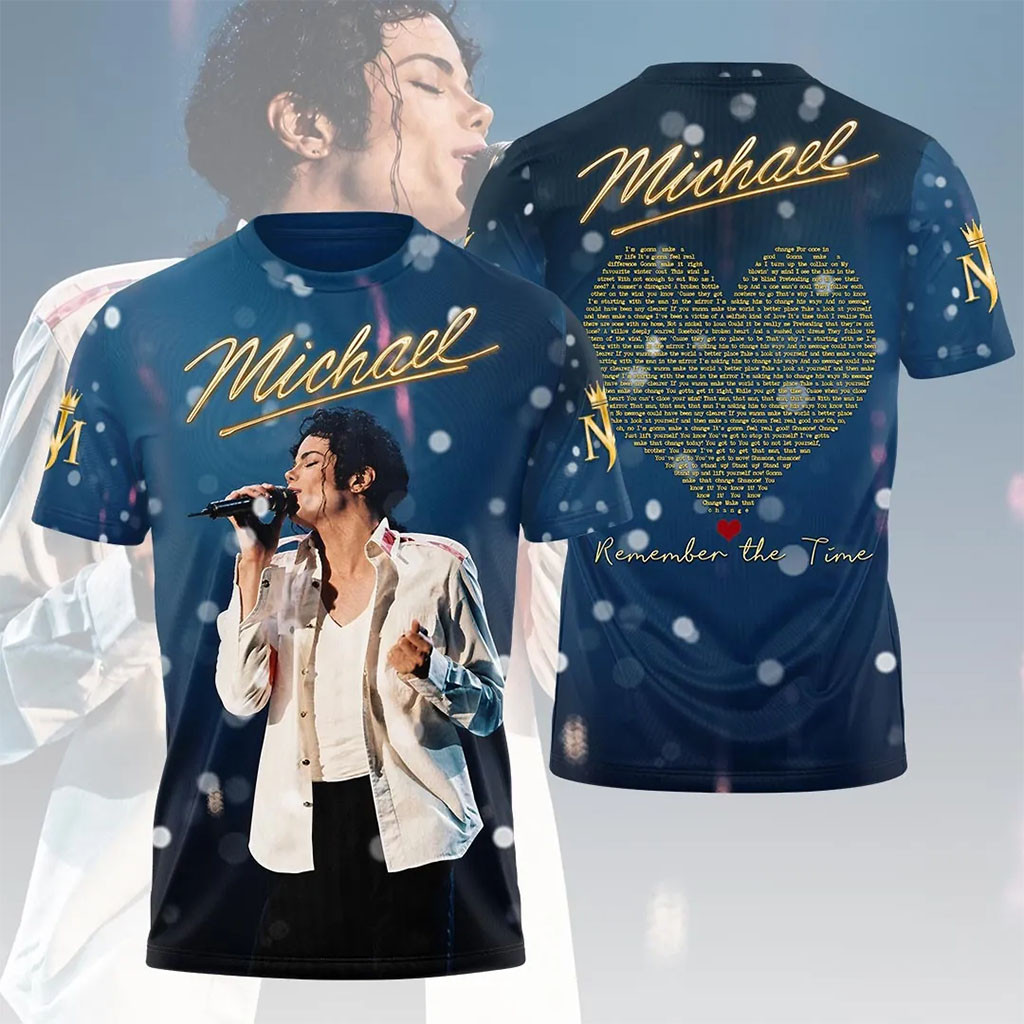 Michael Jackson Merch Remember The Time Michael Jackson T-Shirt Gift Ideas For Music Lovers - Kdjoy