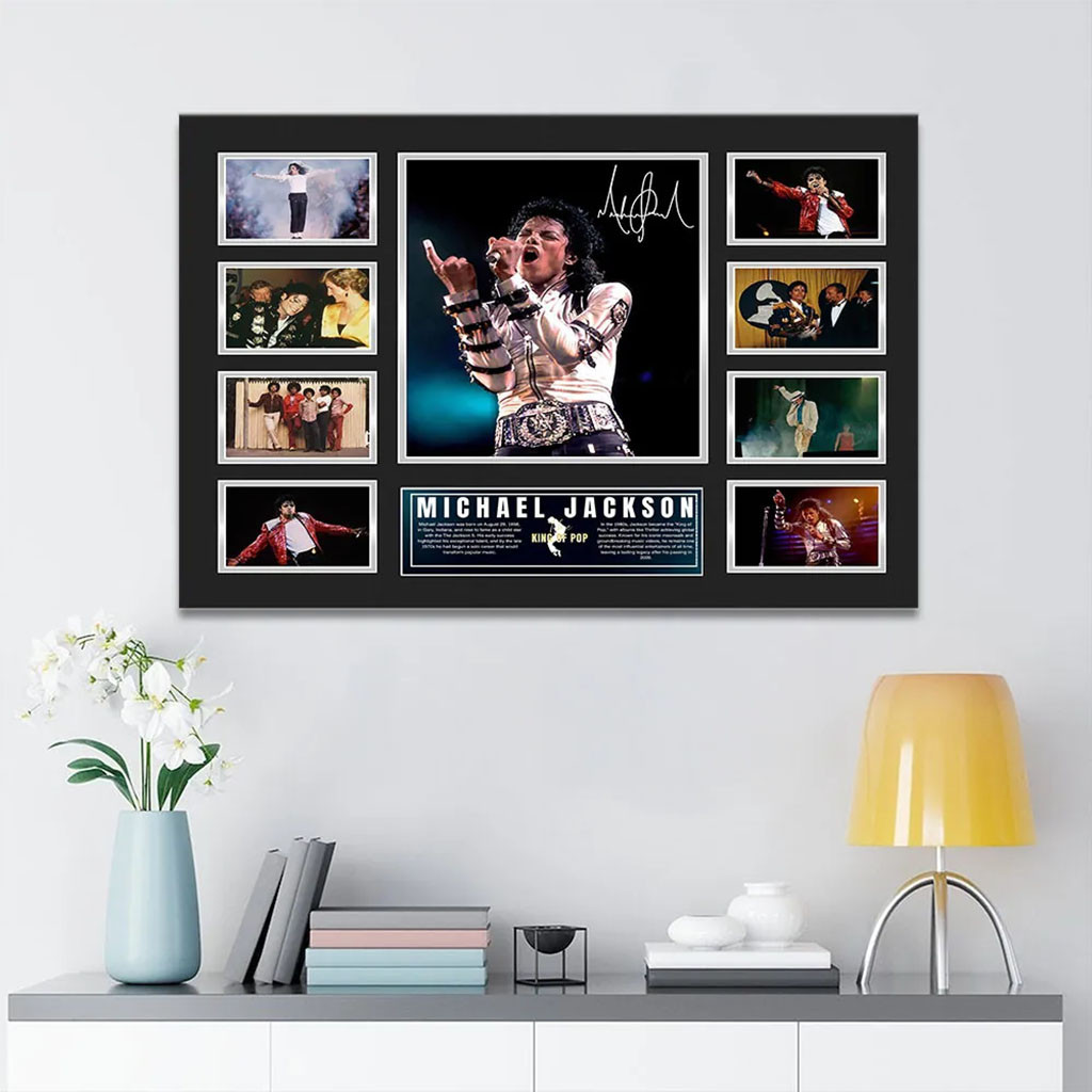 Michael Jackson Merch The King Of Pop Michael Jackson Poster Wall Art Gifts For Music Fans - Kdjoy Michael Jackson Merch The King Of Pop Michael Jackson Poster Wall Art Gifts For Music Fans - Kdjoy